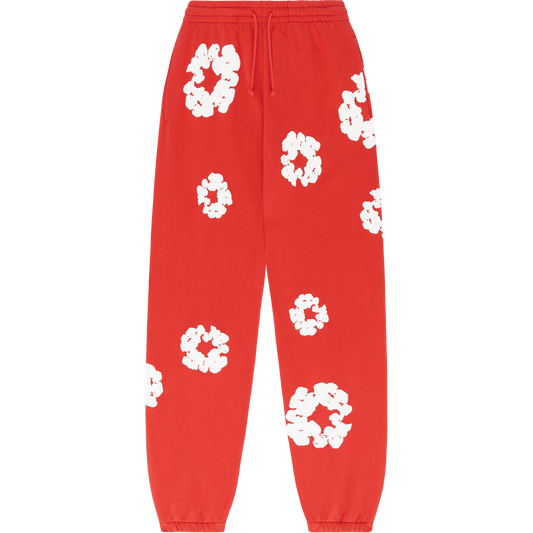 The Cotton Wreath Sweatpants Red