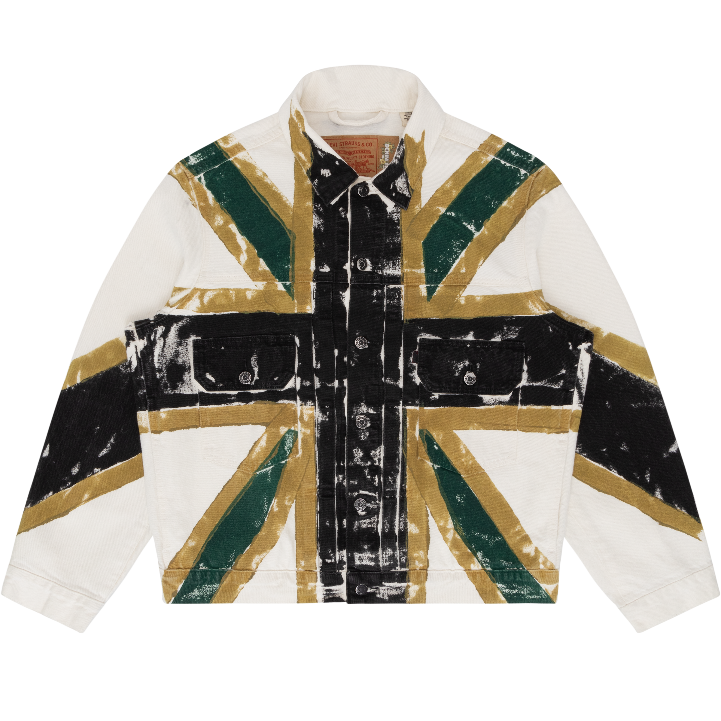 Union Black Type-2 Jacket White