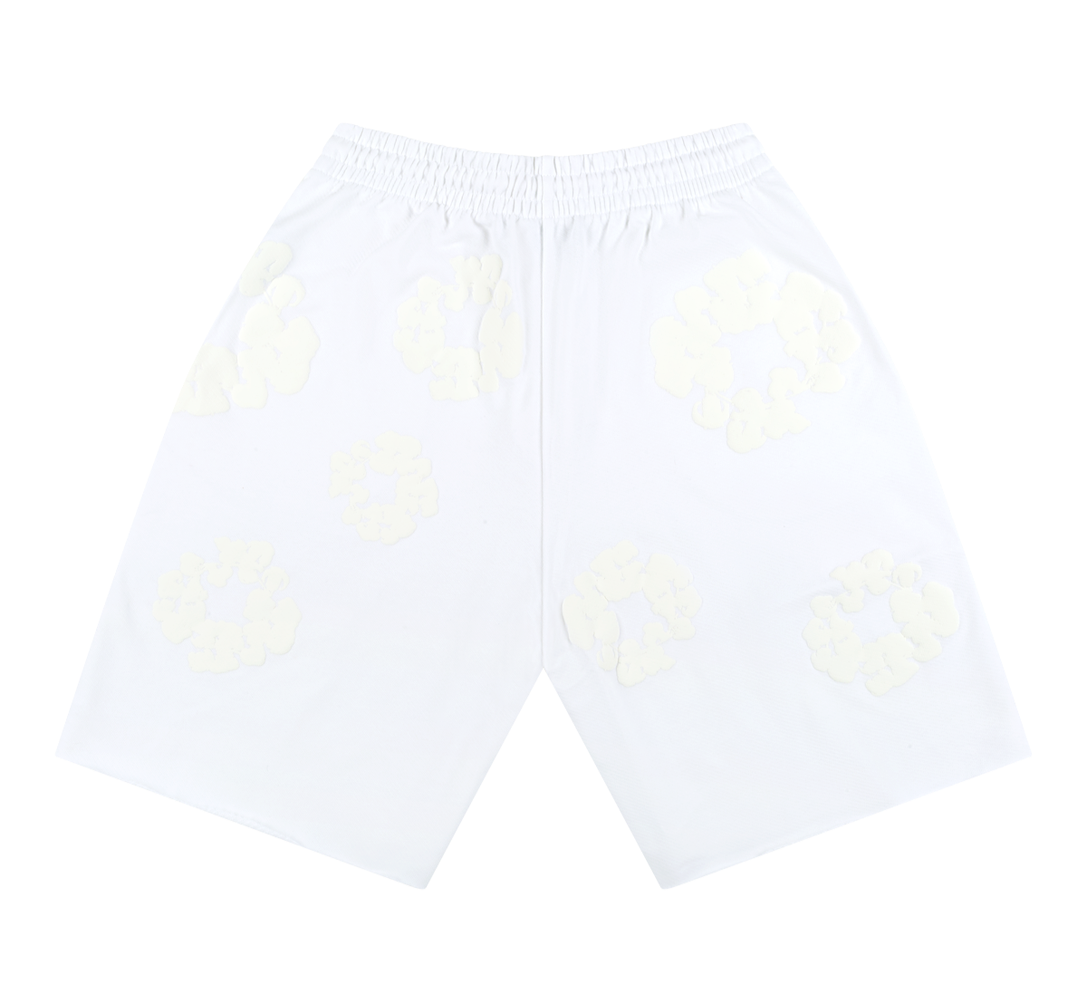 Mono Cotton Wreath Shorts White