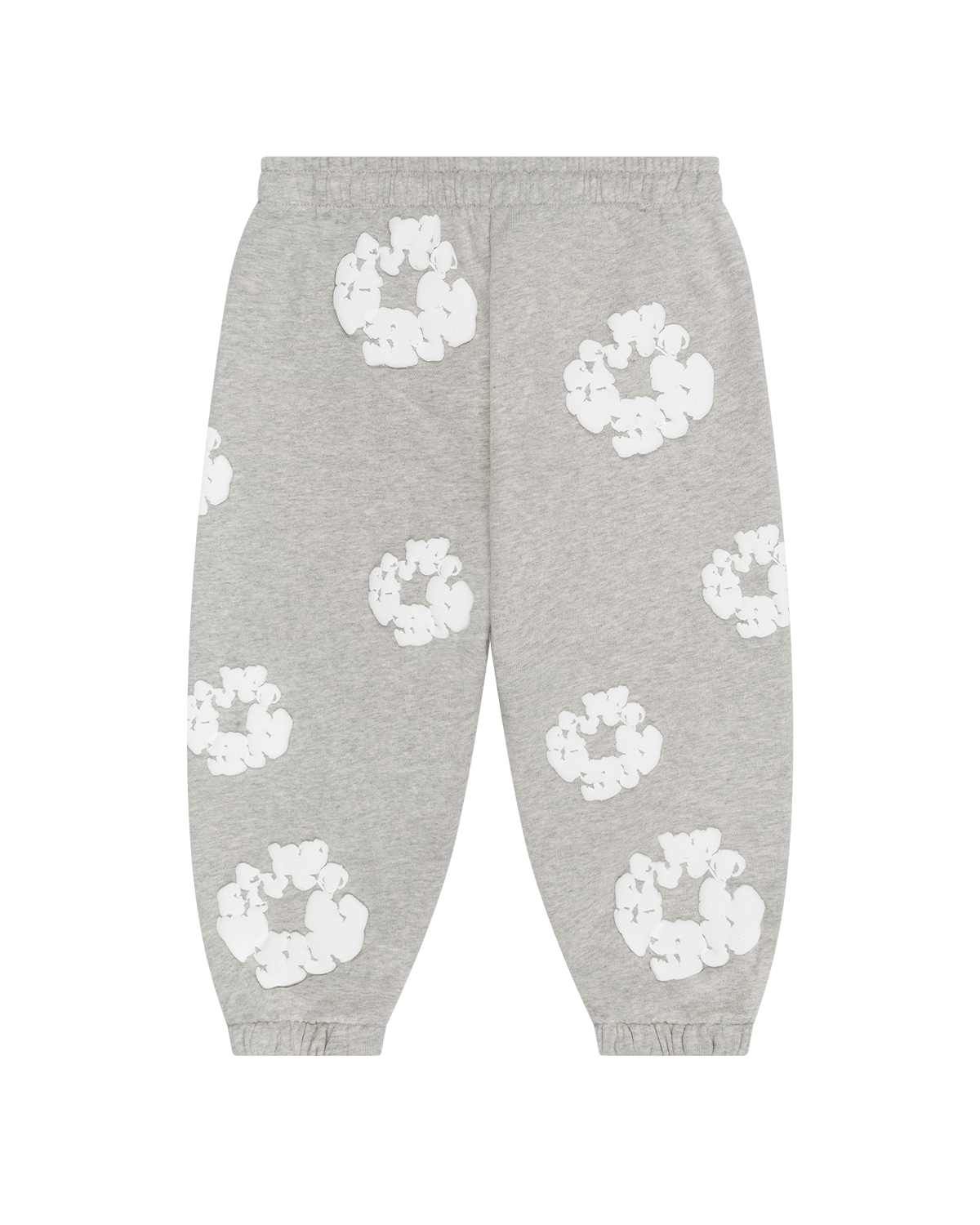 Kids Cotton Wreath Sweatpants Grey