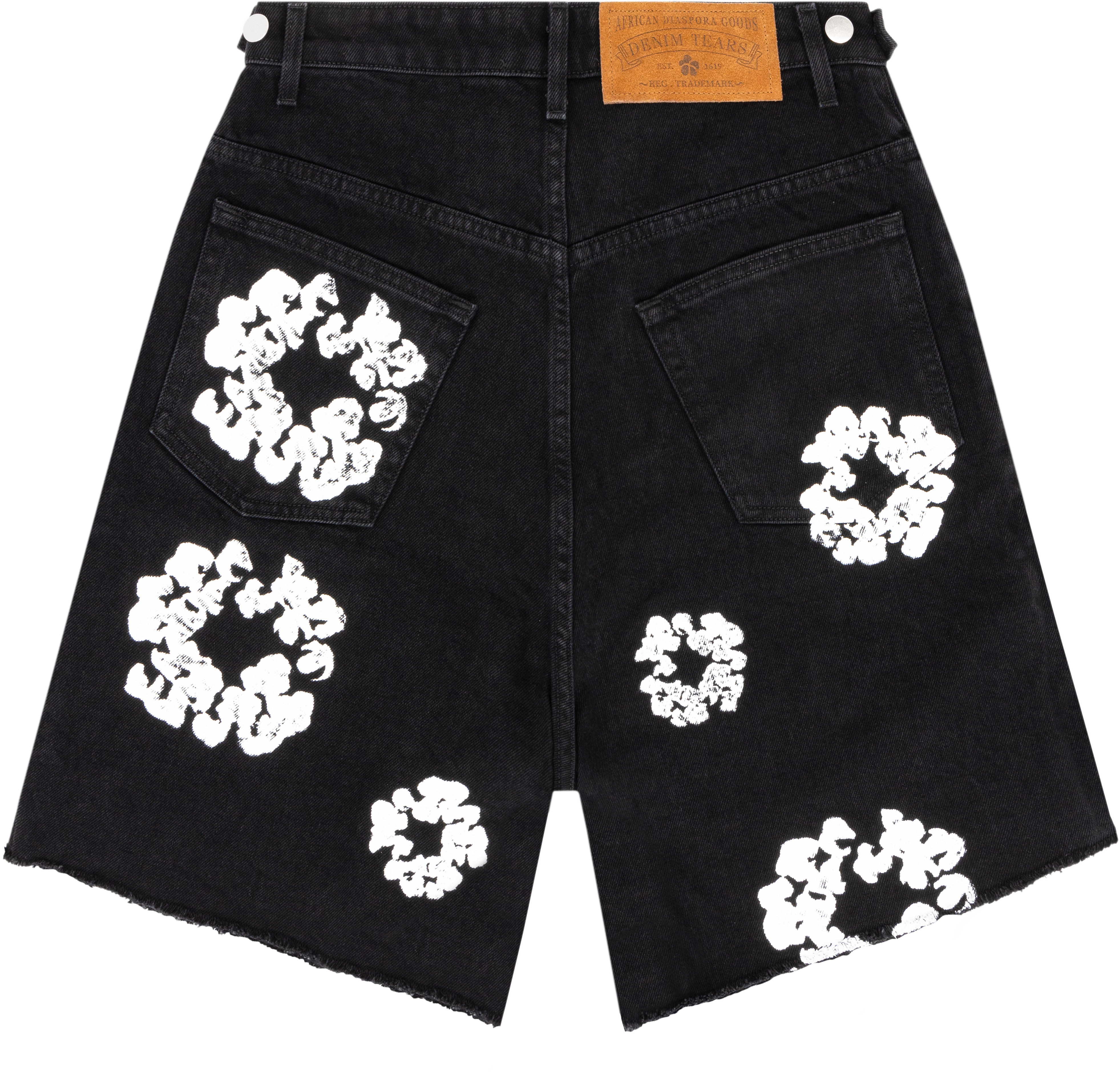 The Cotton Wreath Jean Short Black