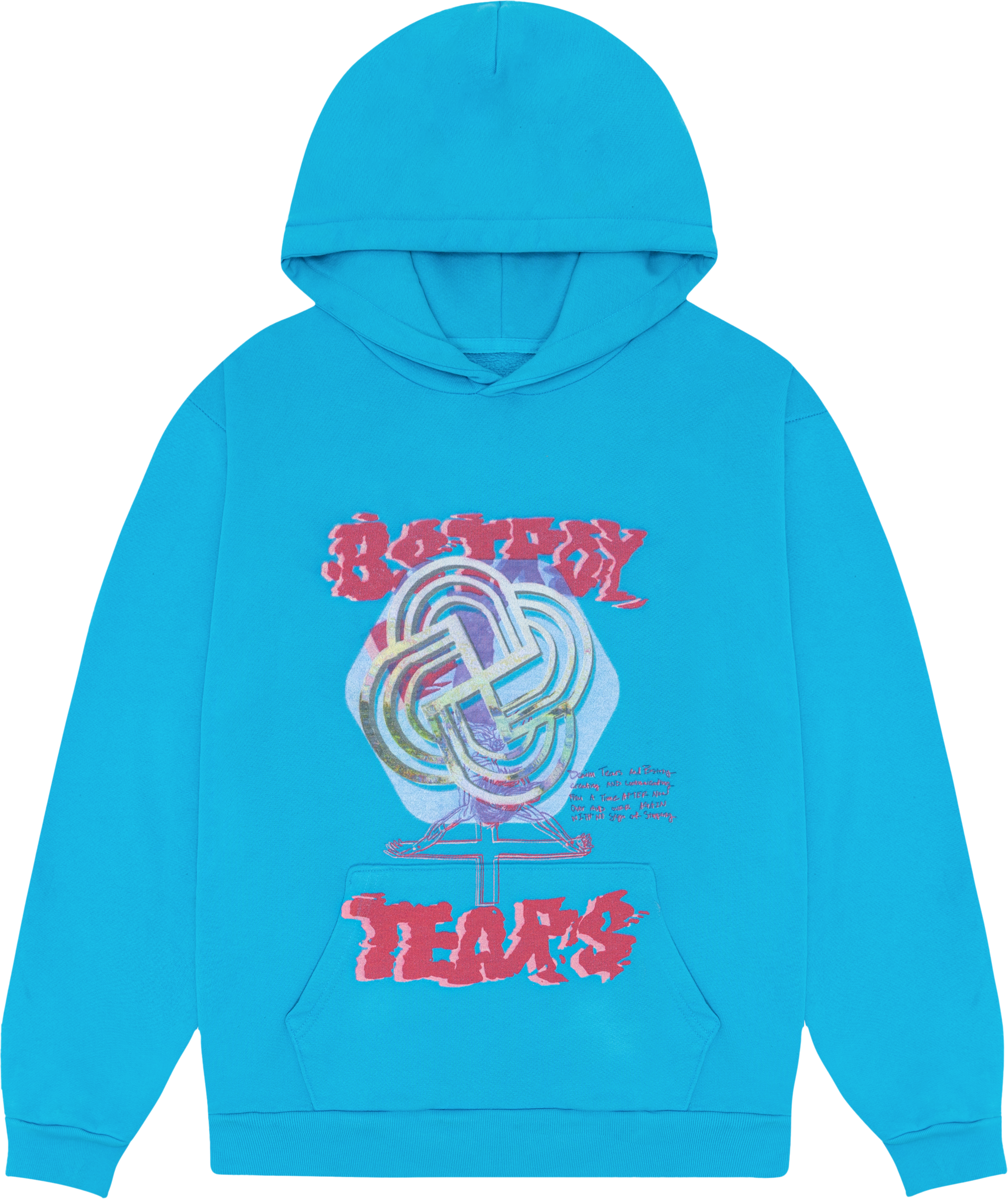 Bstroy Tears Hoodie Blue