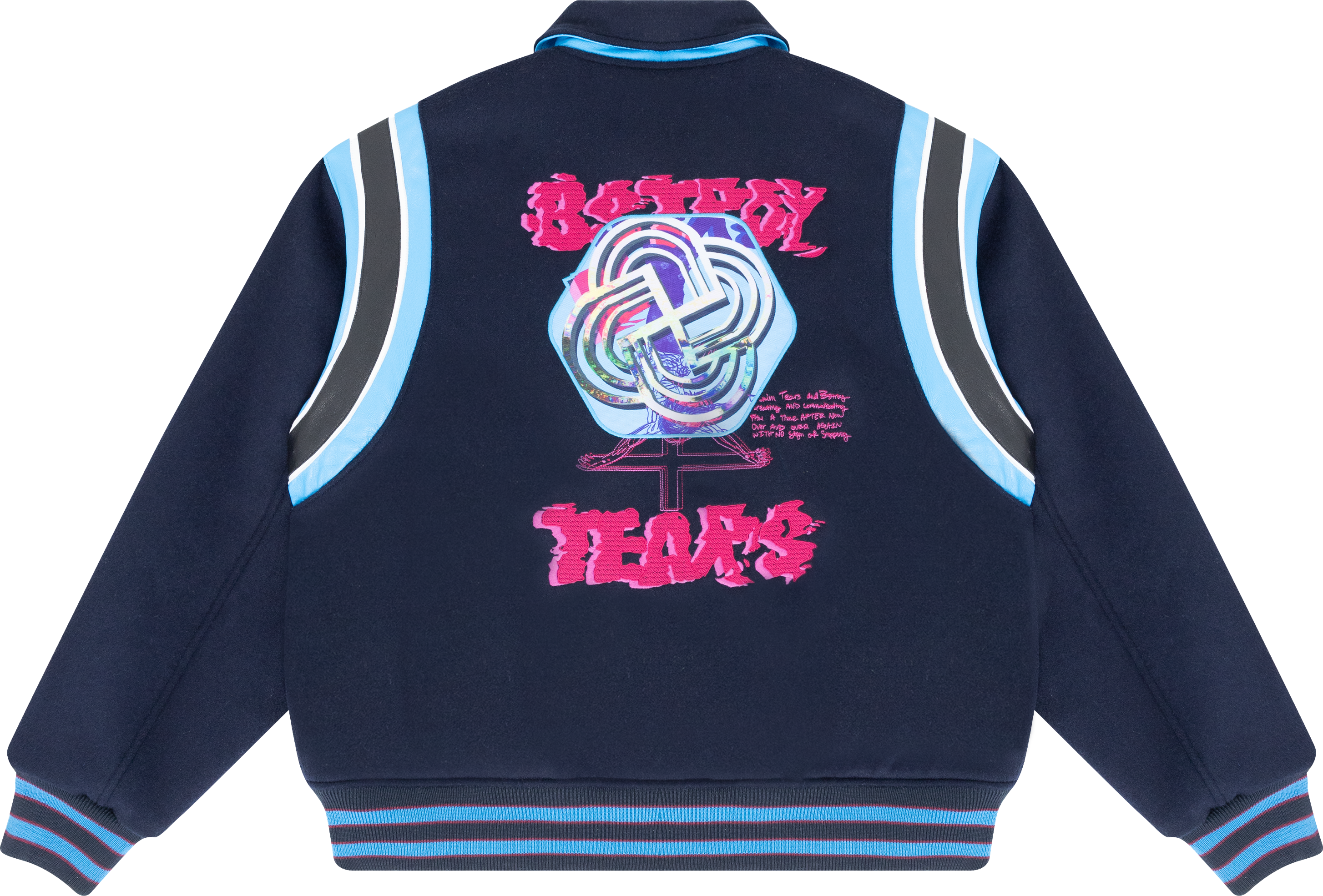 Bstroy Tears Varsity Navy