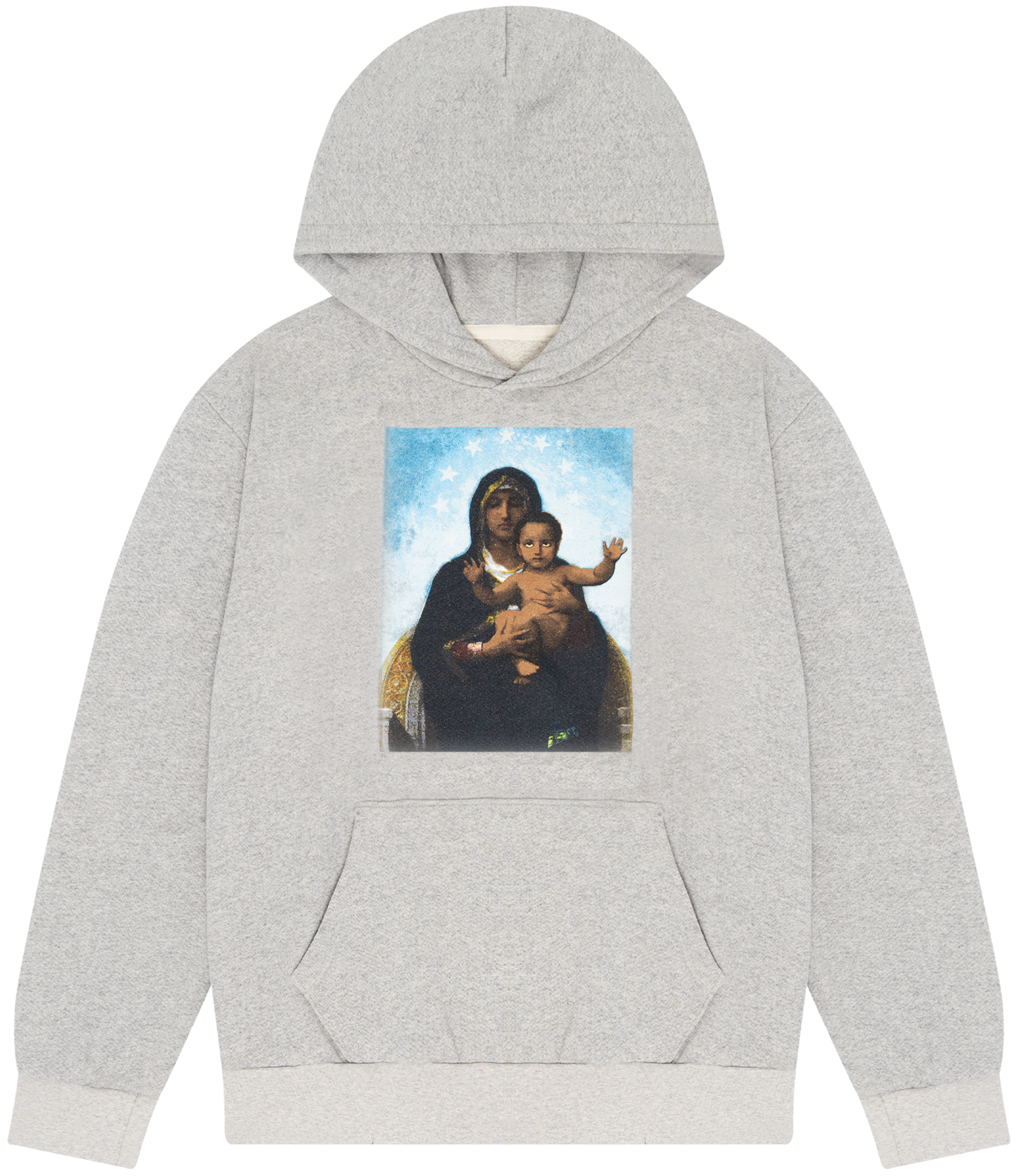 In the Arms of the Black Madonna Hoodie Grey