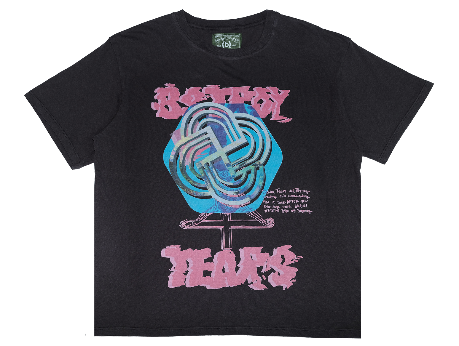 Bstroy Tears Tee Black