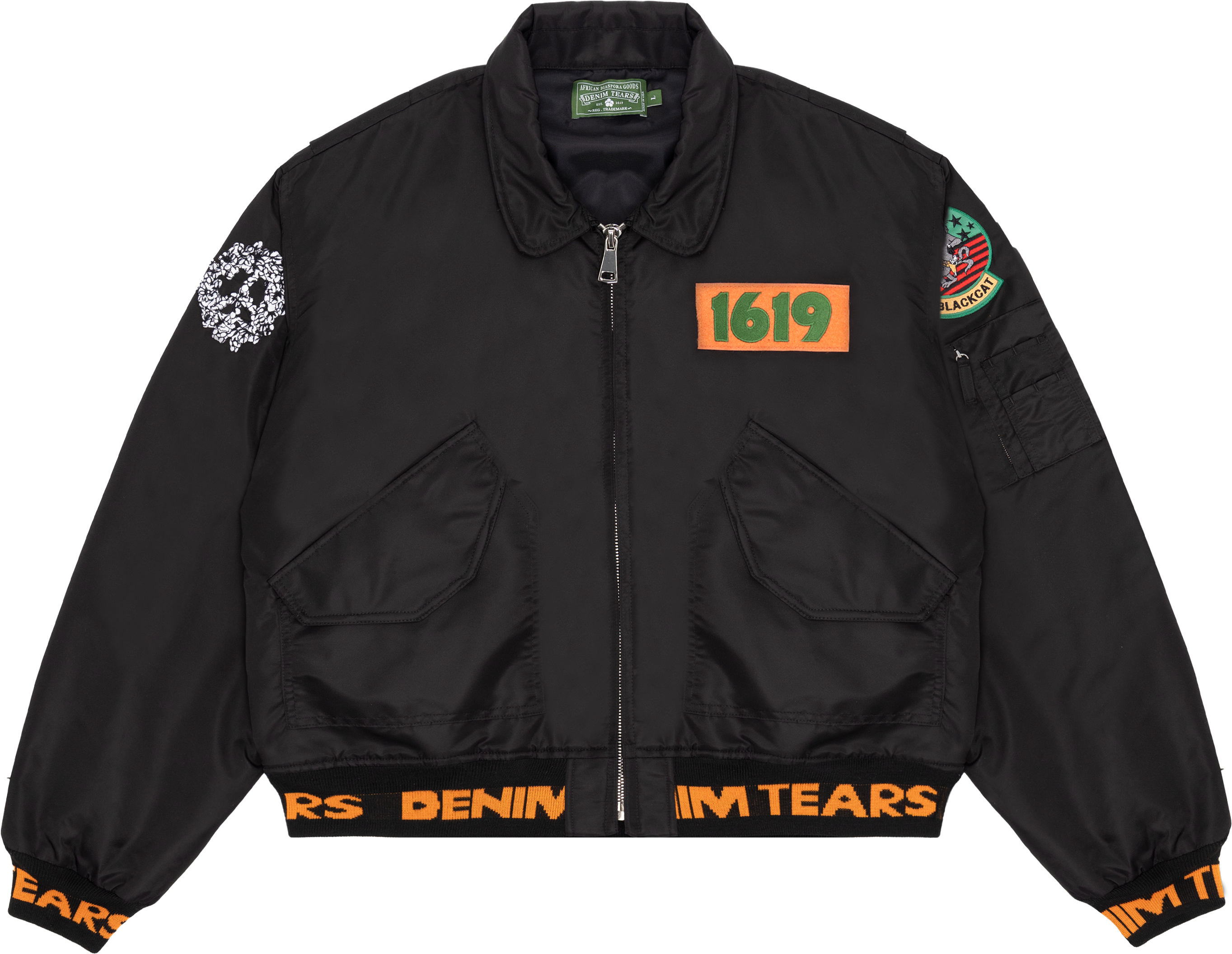 'Trans-Atlantic Flight Jacket' Black