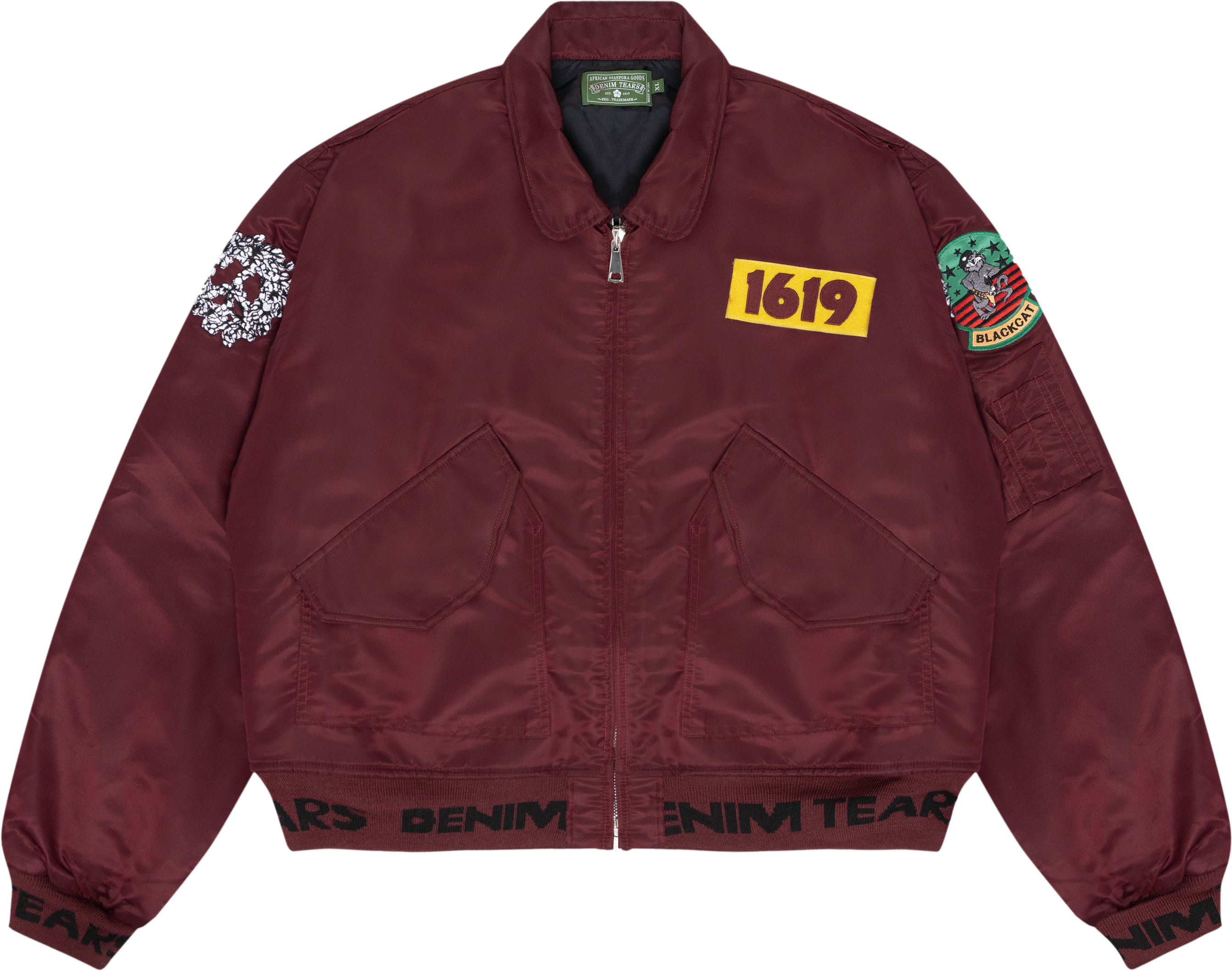 'Trans-Atlantic Flight Jacket' Maroon