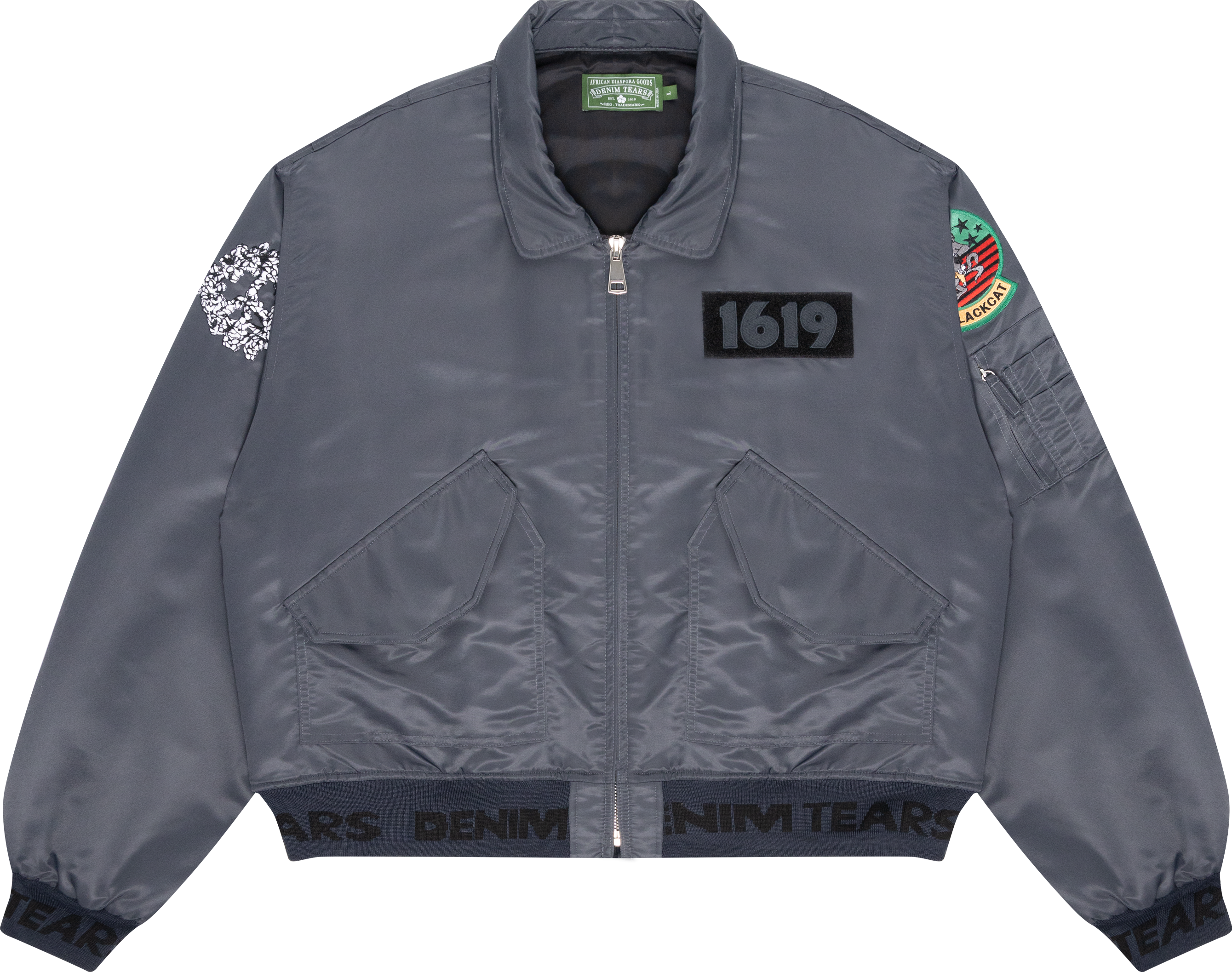 'Trans-Atlantic Flight Jacket' Steel Blue
