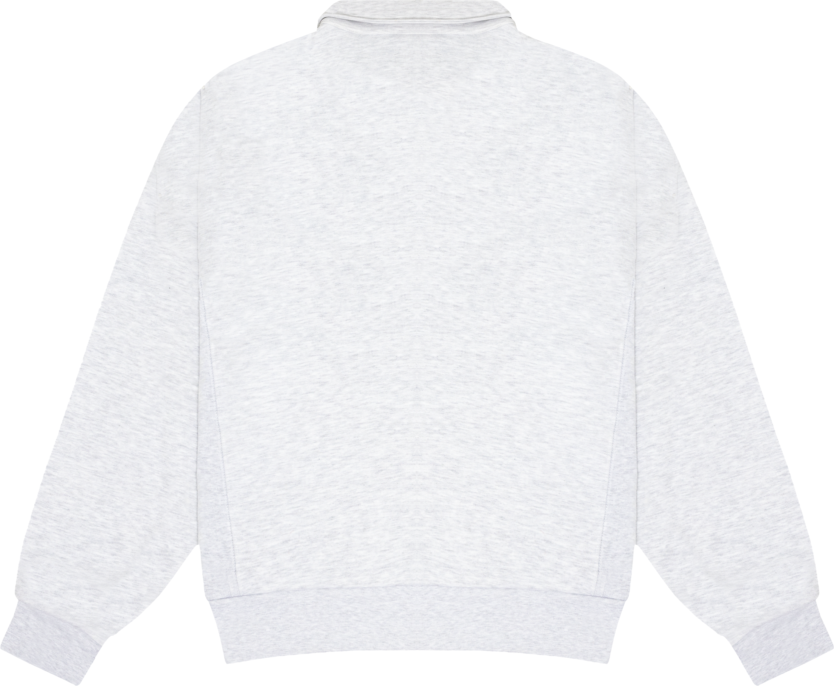 1619 Pan African Flag Half Zip Pullover Grey