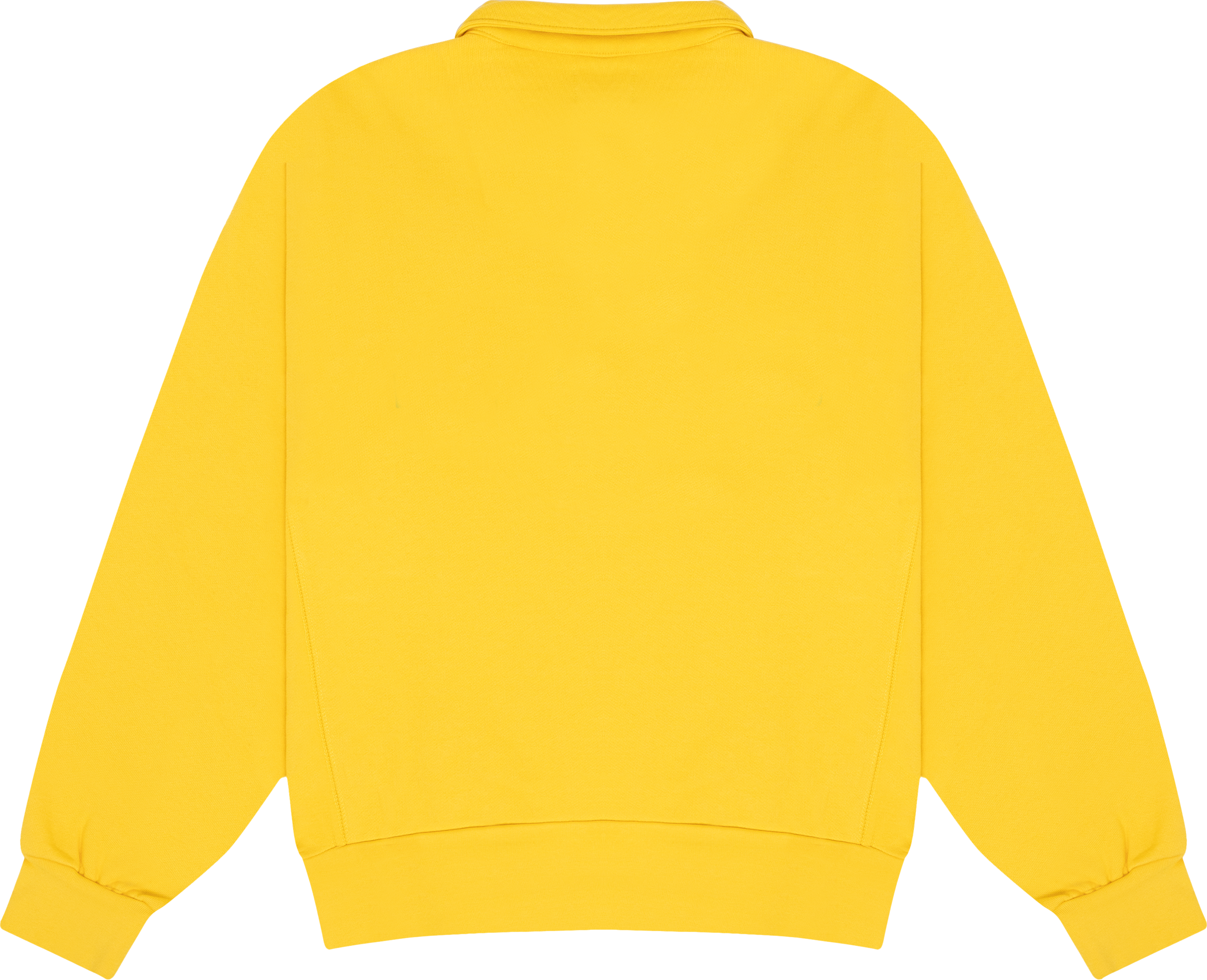 1619 Pan African Flag Half Zip Pullover Yellow