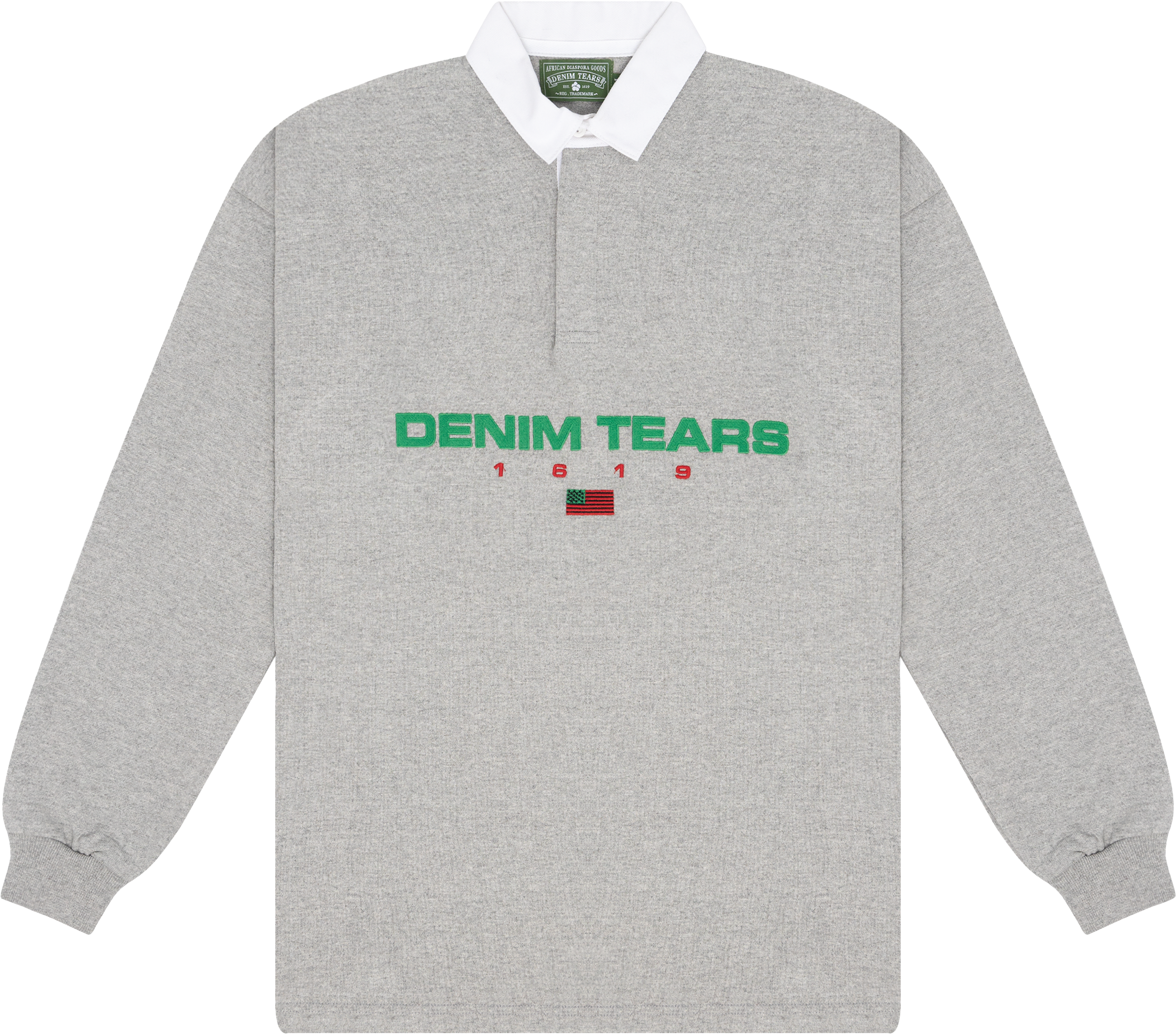 1619 Pan African Flag Rugby Grey