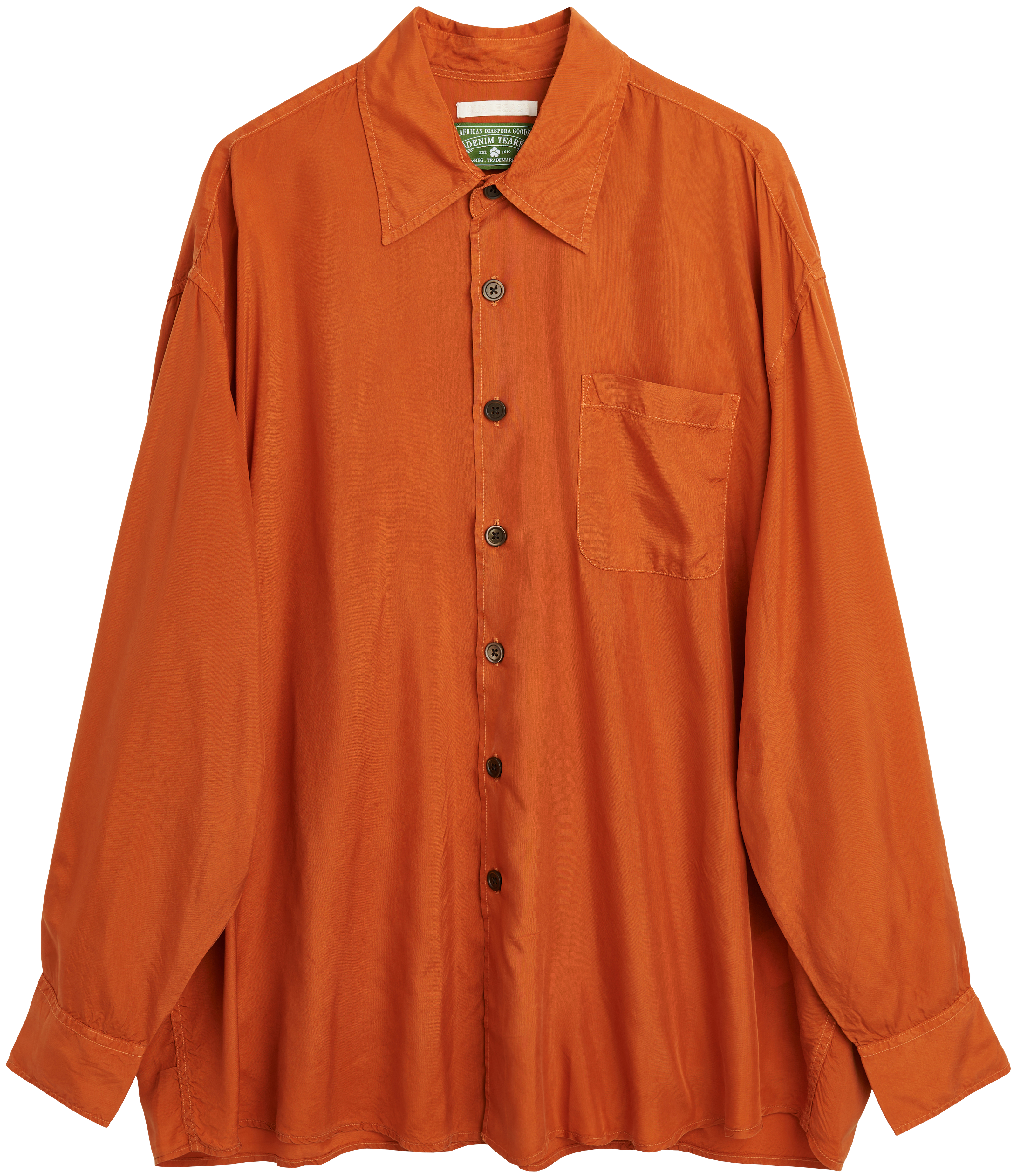 Borrowed Shirt Las Vegas Orange Cupro