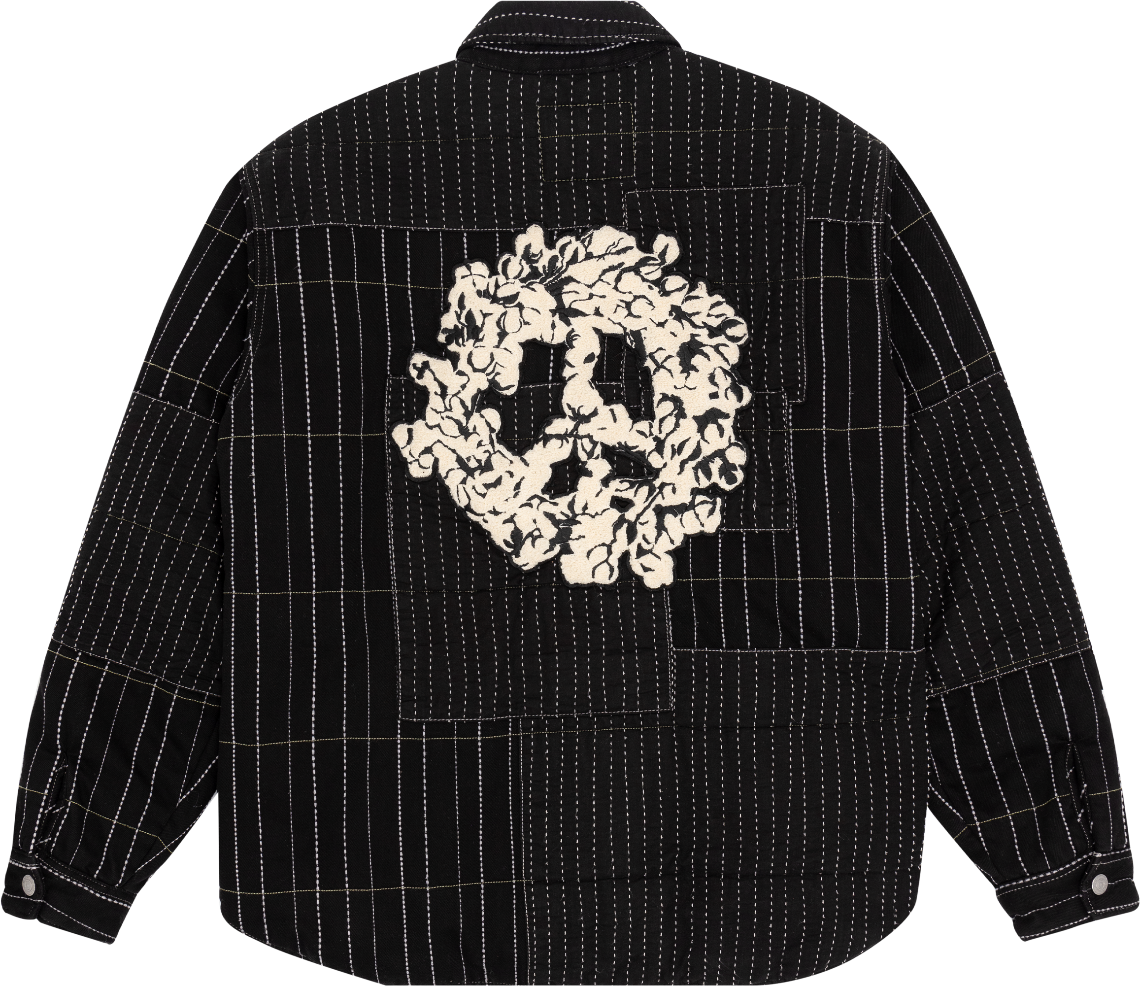 Peace Patchwork Padded Jacket